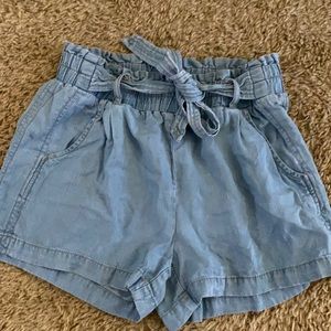 Jolt Size Small Paperbag Denim shorts